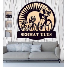 Hediyelikevi Kişiye Özel Bisiklet Grupları Temalı Ahşap Duvar Tablo