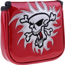 Wilkwe Mallet Putter Head Cover Headcover Dişli Aksesuarları - Kırmızı (Yurt Dışından)