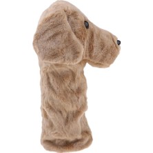 Wilkwe Animal Golf Club Headcover Ahşap Sürücü Kafa Kapağı Noel Hediye Kahverengi Köpek (Yurt Dışından)