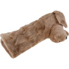 Wilkwe Animal Golf Club Headcover Ahşap Sürücü Kafa Kapağı Noel Hediye Kahverengi Köpek (Yurt Dışından)