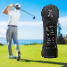 Wilkwe Golf x Fairway Woods Su Geçirmez Koruyucu Kol Siyah Beyaz (Yurt Dışından)