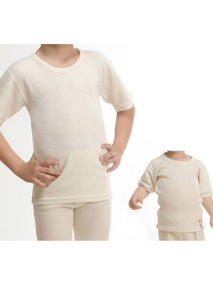 Linotti Çocuk UNISEX%100 Yün Bronşit Fanila