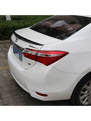 Toyota corolla bagaj üstü spoiler 2013+ siyah boyalı