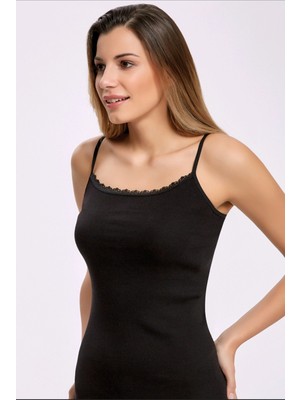 İlke 243 Kaşkorse İp Askılı Kadın Atlet 6'lı