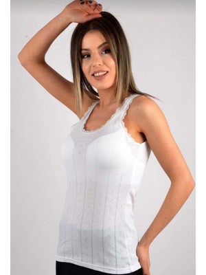 Tutku 0201 Tutku Kadın Jakarlı Kalın Askılı 6 Lı Atlet