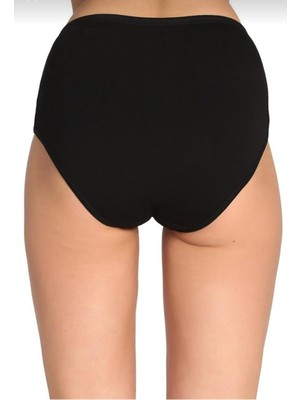 Tutku 924 Bayan Likra Bato Külot 6 Lı Siyah