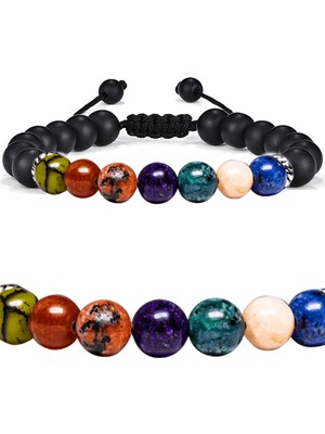 Tesbih Atölyesi Hamilelik Doğal Taş Kadın Tılsım Akik Yeşim Mercan Ametist Kalsit Lapis Oniks Doğal Taş Bileklik