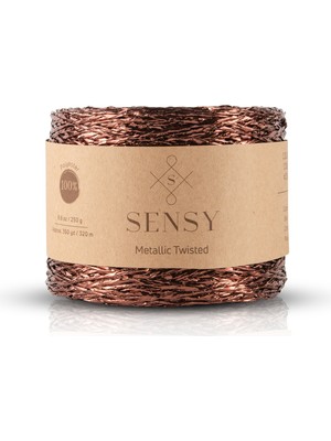 Sensy Premium 320 Metre Simli Metalik Ip Parlak Çanta, Rafya, Abiye, Supla Ipi Metalik Bükümlü Ip 250 Gram