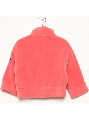 U.S. Polo Assn.  Düz Kız Çocuk Kırmızı Sweatshirt Kaısedkıds