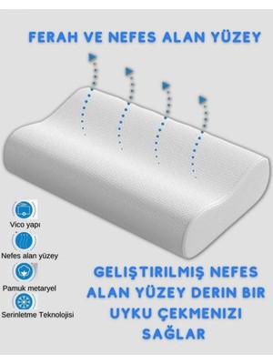 AY Home  Yüksek Boyun Destekli Visco Yastık