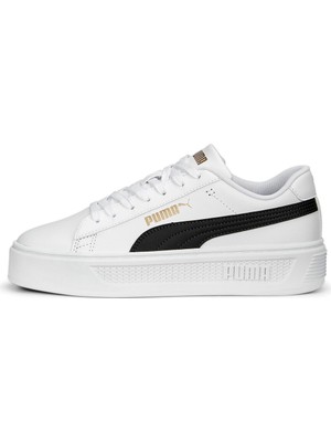 Puma Smash Platform V3 Kadın Beyaz Günlük Spor Ayakkabı 390758-04