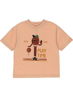 Panço Erkek Bebek Kısa Kollu T-Shirt 2311BB05009