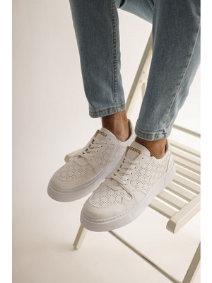 Fusem CH153 Cbt Oxford Erkek Ayakkabı Beyaz