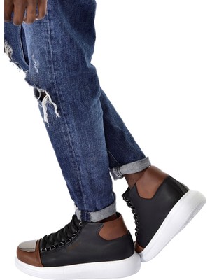 Fusem CH258 Gbt Roma Colourful Erkek Bot Siyah/taba