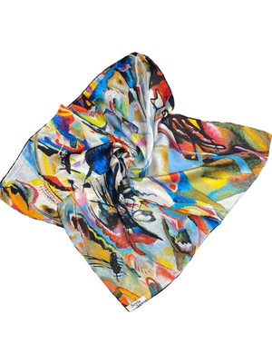 Turkish Silk Store Kandindsky Ipek Bandana Fular