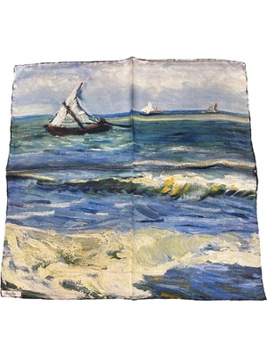 Turkish Silk Store Van Gogh Ipek Bandana Fular