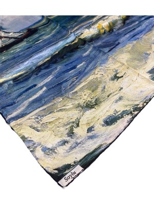 Turkish Silk Store Van Gogh Ipek Bandana Fular