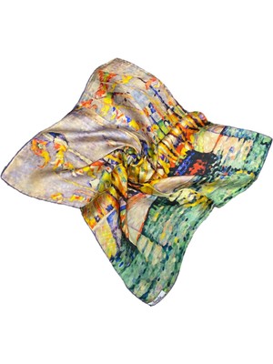 Turkish Silk Store Paul Signac Ipek Bandana  Fular