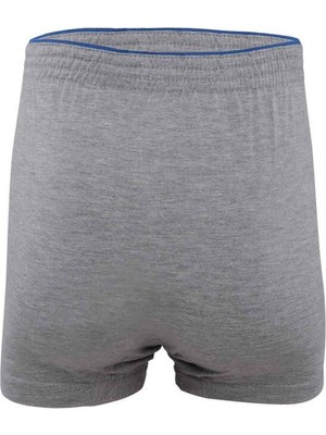 Tutku Penye Düz Boxer 117 3'lü Paket | Gri