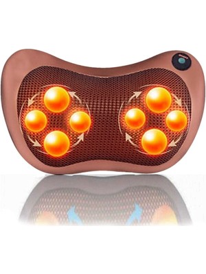 Medilix 8 Toplu Masaj Yastığı Ayak Bel Boyun Sırt Vücut Omuz Aleti Yeni Model Masaj Yastığı