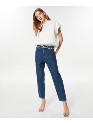 Twist Mom Fit Jean Pantolon