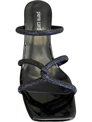 Pierre Cardin Metalik Minimalist Topuklu Terlik - Gece & Parti