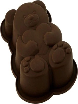 Tinky Winky Büyük Ayıcık Desenli Kek Silikon Kalıp