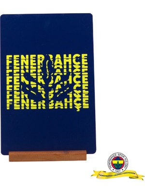 Fenerbahçe Baskılı Palamut Yaprağı Fenerbahçe Pano