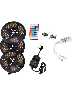 Cadia Rgb LED Strip Lights 12V Yatak Odası Tv Arka Işığı Için Güç Kaynağı Mutfak Tipi D (Yurt Dışından)