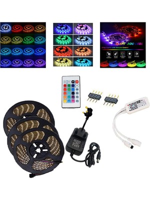 Cadia Rgb LED Strip Lights 12V Yatak Odası Tv Arka Işığı Için Güç Kaynağı Mutfak Tipi D (Yurt Dışından)