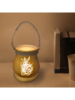 Acelit Moon Candlestick Crafts Lights Party Bahçe Kalın Çizgiler (Yurt Dışından)