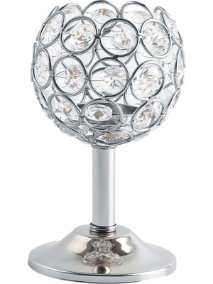 Acelit Koni Mumlar Için Kristal Mum Tutucu, Modern Dekoratif Şamdan 14CM (Yurt Dışından)