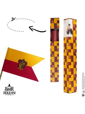 Sihir Dükkanı Gryffindor El Flaması Özel Kesim