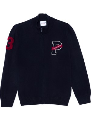 U.S. Polo Assn. Erkek Çocuk Lacivert Triko Hırka 50256171-VR033