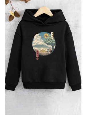 Trendypassion Çocuk Neighbor's Ukiyo E Baskılı Sweatshirt