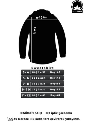 Trendypassion Çocuk Saturn Temalı Baskılı Sweatshirt