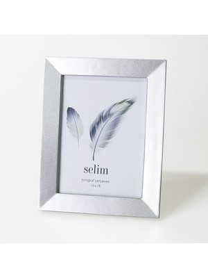 Selim 13 x 18 cm Plain Çerçeve Gümüş