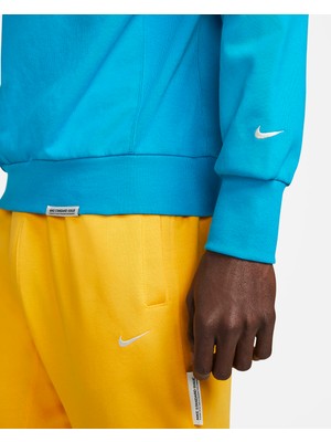 Nike Erkek Basketbol Sweatshirt Standard Basketball Erkek Mavi Sweatshirt
