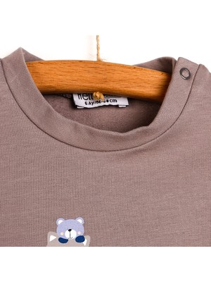 Hello Baby Hellobaby Basic Hayvan Baskılı Eşofman Takımı Erkek Bebek Erkek Bebek