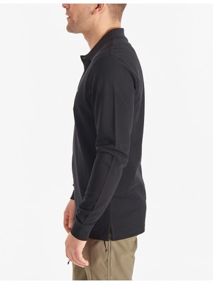 Columbia M Cascade Range Solid Uzun Kollu Erkek Polo T-shirt