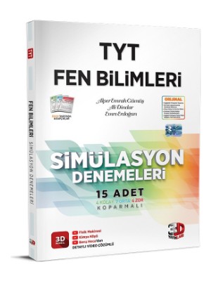 3D Yayınları TYT Fen Bilimleri Simülasyon Denemeleri - TYT Deneme