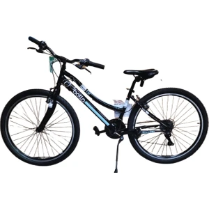 Bella 26 26 Jant 21 Vites 38 cm V-Fren Dağ Bisikleti-Siyah-Beyaz-Turkuaz