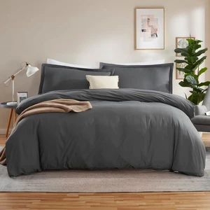 Vessino Home Nevresim Takımı Çift Kişilik Pamuklu Renkli ( 160X200 Lastikli Çarşaf+Yorgan Kılıfı+2 Yastık Kılıfı)