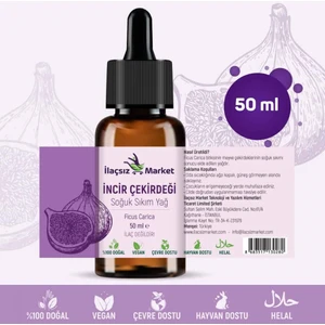 İlaçsız Market İncir Çekirdeği Yağı 50 ml (GIDA)