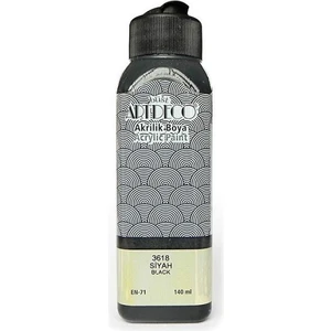 Akrilik Boya 140 ml Siyah Artdeco