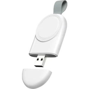 Apple Watch Uyumlu Taşınabilir Manyetik Şarj Aleti USB Girişli