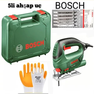 Pst 650 Dekupaj Testere ,5 Li Bosch Uç Seti ve Eldiven