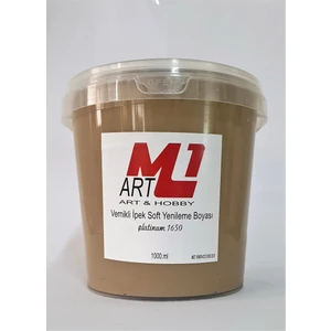 M1 Art Vernikli Ipek Soft Yenime Boyası 1000.ML-MOBILYA,FAYAS,MERMER,SERAMIK,CAM,BEYAZ Eşya Tüm Yüzeyler