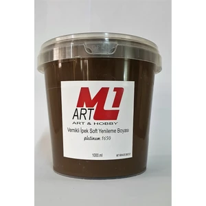 M1 Art Vernikli Ipek Soft Yenime Boyası 1000.ML-MOBILYA,FAYAS,MERMER,SERAMIK,CAM,BEYAZ Eşya Tüm Yüzeyler