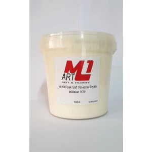 M1 Art Vernikli Ipek Soft Yenime Boyası 1000.ML-MOBILYA,FAYAS,MERMER,SERAMIK,CAM,BEYAZ Eşya Tüm Yüzeyler